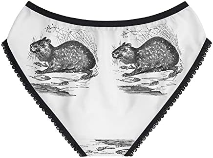 Cuniculus Paca Panties, Cuniculus Paca Underwear, Briefs, Cotton Briefs, Funny Underwear, Panties For Women