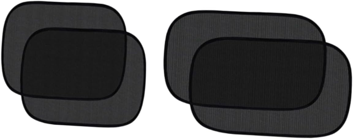 PRETYZOOM 4Pcs Shade Auto Back Seat Window Sunshade UV Protection Mesh Sun Glare Blocker for Pets Fits Vehicles
