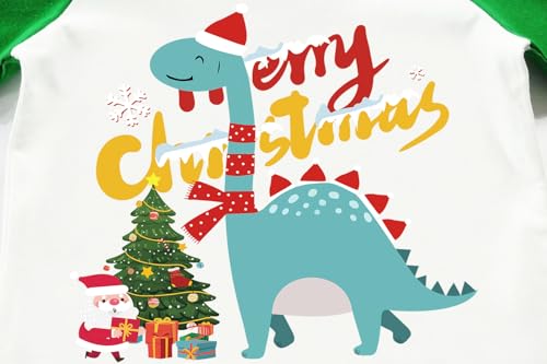Image of Tkria Boys Girls Christmas Shirts for Kids Deer Monster Truck Excavator T-Shirt Long Sleeve Sweatshirt Toddler Tee Top 2-10T