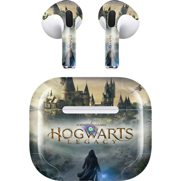 Skinit Decal Audio Skin Compatible with Apple AirPods (3rd Gen, 2021) - Officially Licensed Warner Bros Hogwarts Legacy School Design