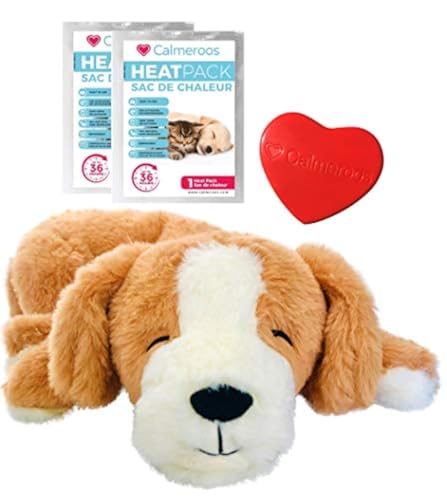 Puppy Heartbeat Toy Sleep Aid for Smart Pets Who Love to Snuggle ...