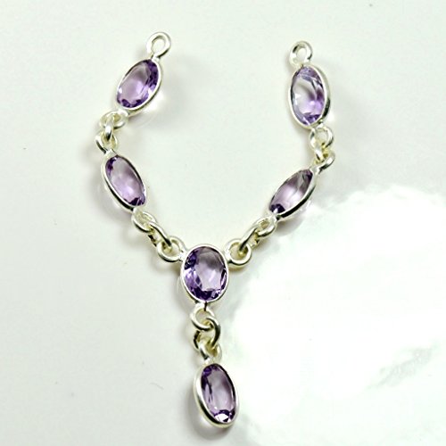 Collier améthyste naturelle argent cadeau idéal anniversaire - 3
