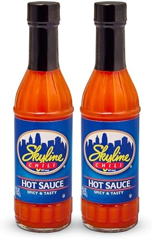 Skyline Chili Hot & Spicy Sauce, 2 Bottles, 6 oz Each
