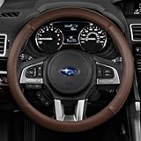 OHHMNKK Customized for Lexus Steering Wheel Cover for Ford f-150 Thorod Toyota RAV4 RAM Trucks Tesla Model Y Honda CRV GMC Sierra Toyota Camry, Honda Civic Chevrolet Tron (Brown)