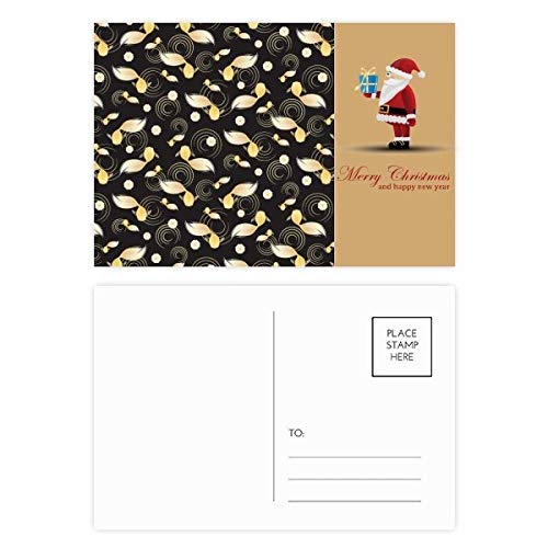 Cartes postales Ripple Flowers Japon Père Noël pour correspondance de vœux