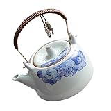 Entretien facile : grâce fabrication délicate céramique, la théière est facile à nettoyer, la gardant impeccable et prolongeant sa , pot en céramique, théière haute