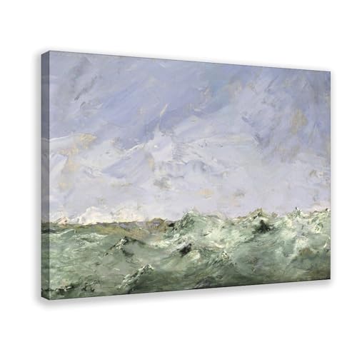 Impression toile ocean vert bleu August Strindberg pour un bureau inspire et serein