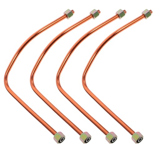 SEWOART 4 Stück Teiliges Aluminiumrohr für Luftkompressor Hochdruckbeständige Auslassleitung Schnelles Stecksystem Widerstandsfähiges Luftschlauch Ersatzrohr für Industrie und Wartung Ø