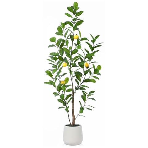 Fopamtri 150 cm Artificial Lemon Tree Cover