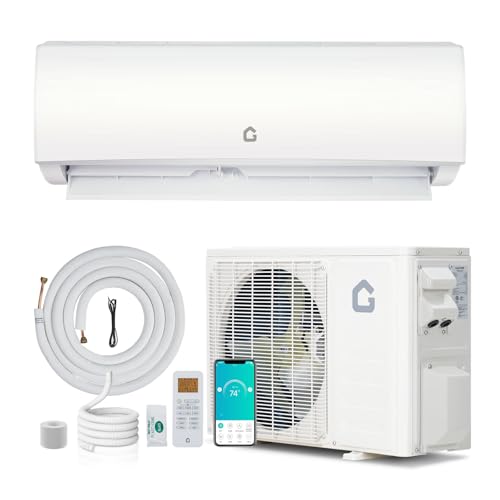 Image of Garvee 18000 BTU Mini Split AC /Heating System, 21 SEER2 208 /230V WIFI Enabled Energy Efficient Mini Split Air Conditioner,Wall-Mounted Split AC Unit,Cools Up to 1250 Sq.Ft,Heat Pump & Installation Kit