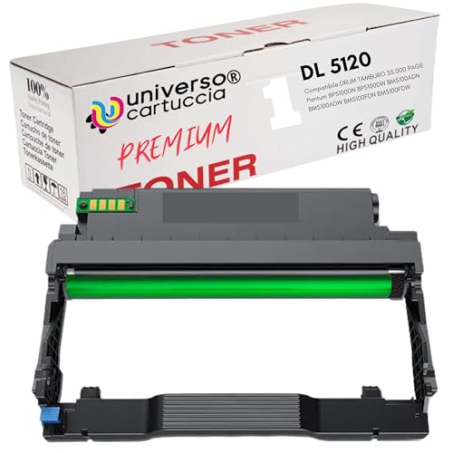universo cartuccia -DL 5120 Drum compatible con Pantum BP5100DN BP5100DW BM5100ADN BM5100ADW BM5100FDN BM5100FDW (tambor 35k)