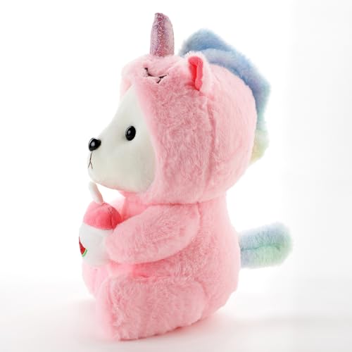 Image of Pink Puppy Ultra-Soft Plush Toy for Kids | Soft Stuffed Animal Doll with Premium Fabric | Cute Hug-Friendly Plush Toy for Babies, Toddlers, Girls & Boys | Safe, Lightweight (40 CM)