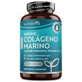 Nutravita Colágeno Marino 1400mg con Ácido Hialurónico