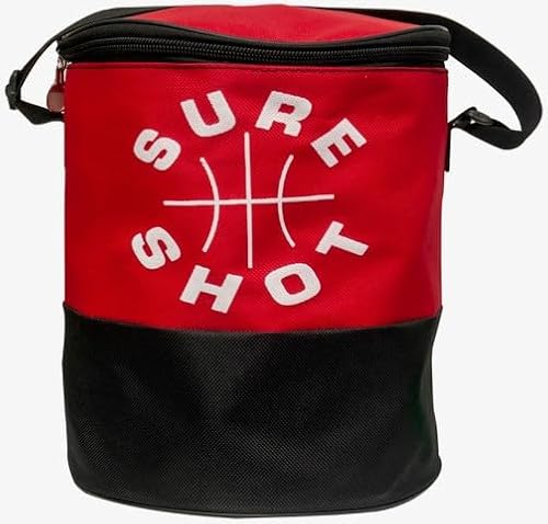 Sure Shot Matthew Syed Ping Pong Balls – Bulk 120-Pack in Red Fabric Carry Drum