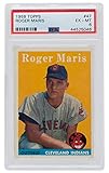 Roger Maris 1958 Topps #47 Cleveland Baseball Card PSA EX-MT 6