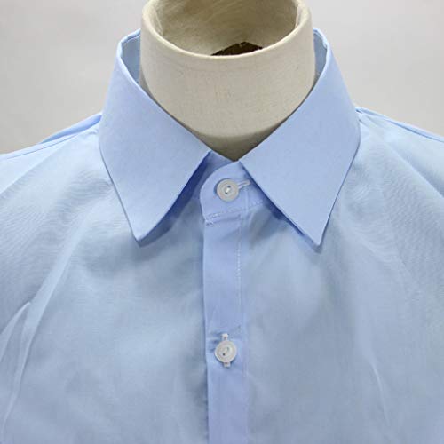 Xian Unisex Mezza camicia colletto a punta finta