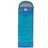 SWTMERRY - Schlafsack für 3-4 Jahreszeiten (Sommer, Frühling, Herbst, Winter) warmes und kühles Wetter – leicht, Jugendliche und Erwachsene zum Wandern, Rucksackreisen und Campen. – Ansicht 7