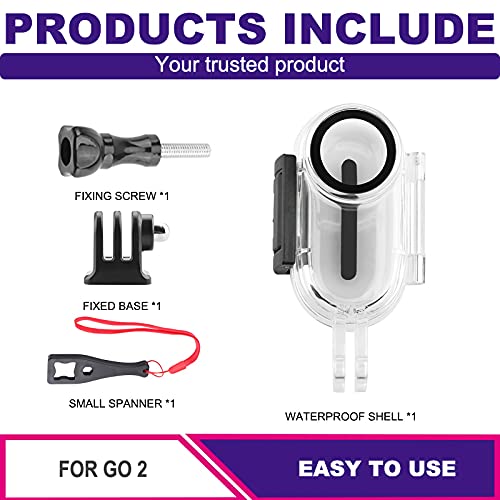 Custodia impermeabile per Insta360 Go 2, con