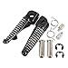 TengChang Motocicleta Delantero estribera Reposapiés Conjunto para Kawasaki Z1000 2007 2008 2009...