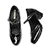 DREAM PAIRS Women's Oxfords Mary Jane Dress Shoes Heels for Women,Size 10,Black-Pat,SDOX2301W
