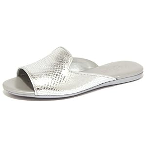Hogan Hogan 1497Q Ciabatta Valencia Argento Scarpa Donna Sandal Woman Hogan Hogan 1497Q Ciabatta Valencia Argento Scarpa Donna Sandal Woman