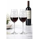 JOYERIA EL FARO | Copas de vino personalizadas | Estuche premium incluido | Brinda y celebra el amor (Infinito)
