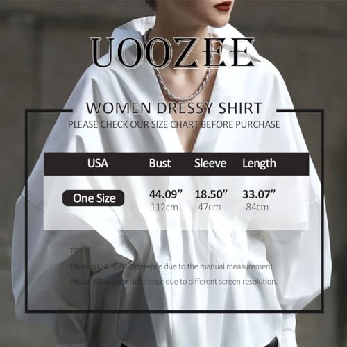 UOOZEE Womens Blouses Fashion 2024 Smocked Long Sleeve V Neck Casual Shirts Tops4