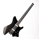 EART Headless Electric Guitar GW1 Tremolo Dual Humbuckers Solid Body Electric Guitar Rock Guitar...