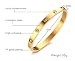 VNOX 3 Piezas 6mm Mujer de Acero Inoxidable de Cristal Pulsera de...