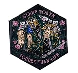Sleep Token Ritual Coin, Tour 2025 Collectible, Hexagonal Design with Floral Art (Louder Than Life Festival Coin)