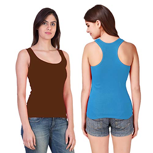 Image of Camisole Tank Top Vest Racerback Sando Camis for Women, Girls (Pack of 2)