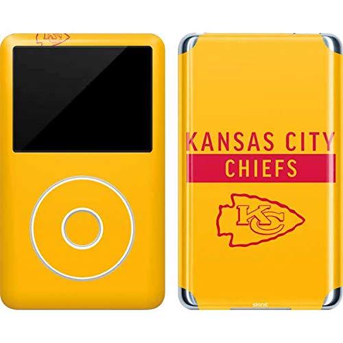 Skinit Decal MP3 Player Skin Compatible with iPod Classic (6th Gen) 80GB - Officially Licensed NFL Kansas City Chiefs Yellow Performance Series Design