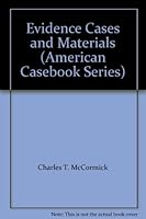 Evidence Cases and Materials B001RB4LBU Book Cover