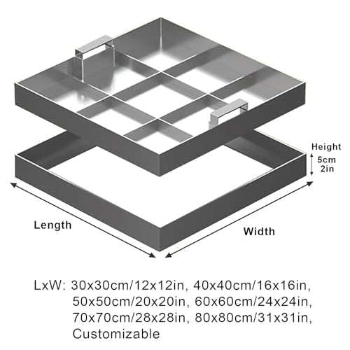 Couvercle de regard invisible solution drainage cour et sous-sol