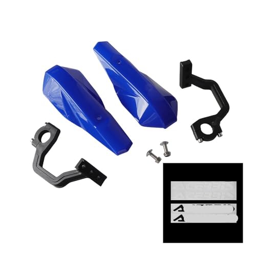Guardamanos de seguridad azul con anclaje universal de suelo