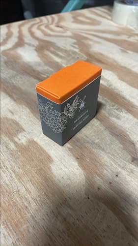 Image of MUHLE Sea Buckthorn Shaving Soap for Men, Classic Lather, Fresh Scent, 65 g | Sea Buckthorn with lime and orange notes; dense creamy foam prepares beard hair for wet shaving, created for every skin type.