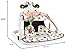 Fisher-Price Portable Baby Chair, Cute Cow Sit-Me-Up Floor Seat with BPA-Free Teether & Clacker Newborn Developmental Toys