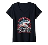 Ideales Design für Motorrad- und Motorbegeisterte, aber auch für große Meeresräuber wie Haie. Schönes für Geburtstage, Weihnachten, besondere Anlässe und für Mitglieder von Sportvereinen sowie Motorradfahrer, Taucher und Schwimmer.