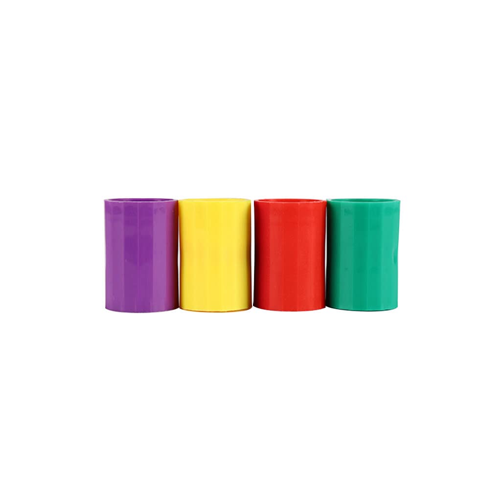 PULABO 4Pcs Bottle Connectors Tornado Connector Cyclone Tube Creative Design Vortex Bottle Connector Novelty Tornado Maker Science Toy for Scientific Experiment and Testyellow Purple Red and Green Cr