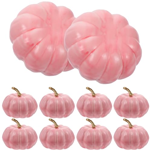 Abaodam Halloween Decorations 10pcs decor pumpkin halloween supplies Foam Pink Halloween Decor