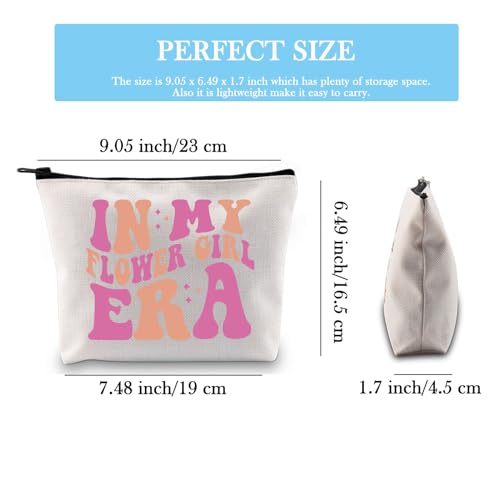 Bridesmaid Proposal Gift Bridal Shower Gift in My Flower-Girl Era Wedding Gift for Flower-Girls Wedding Party Bag (Flower Era Bag EU) - Image 2