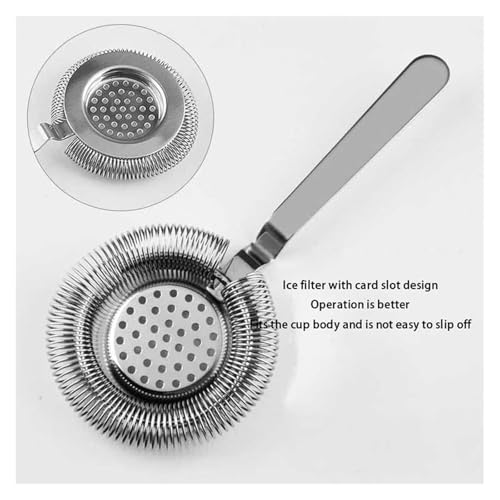 Set Coctelera Kit Bartender Acero Inoxidable Plata miniatura 6