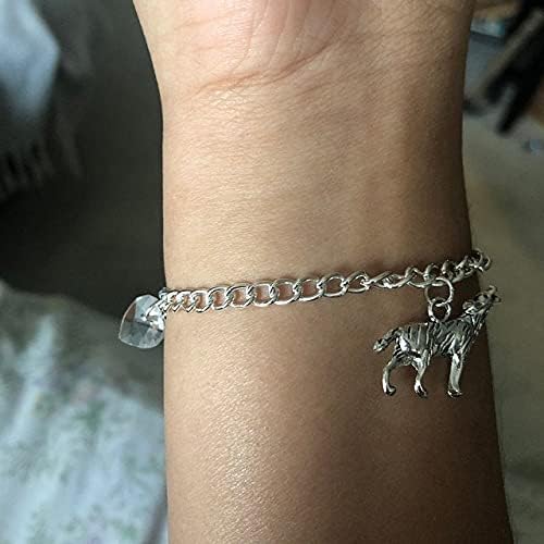 Breaking Dawn Bella's Wolf & Heart Bracelet Prop Replica Jewelry Handmade - Image 6