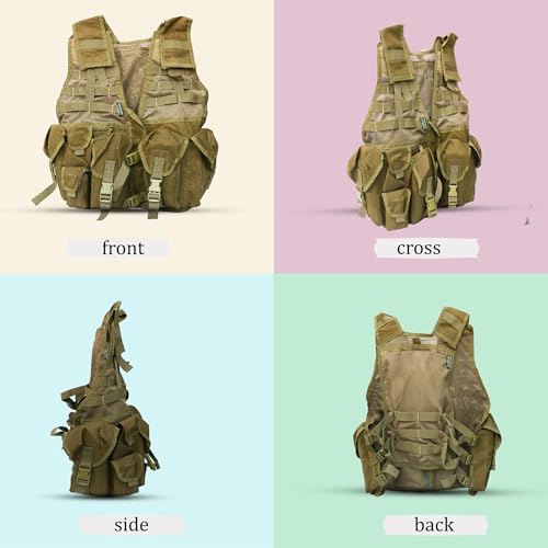 Image of Azad tactical vest for ary with stuff oragnizer and poches