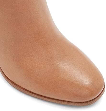 ALDO Women's Noemieflex Block Heel Ankle Boot, Cognac, 7 | Image 4