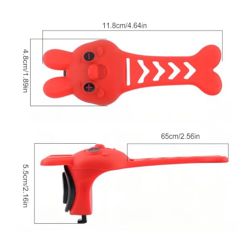 Timbre de bicicleta 120dB con volumen ajustable de silicona impermeable para manillar de e-bike 6