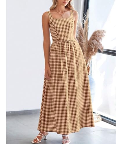 Robe longue d'été légère sans manches style décontracté - 3
