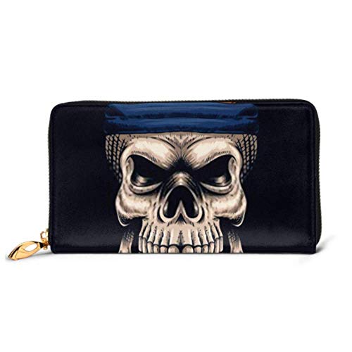 Preisvergleich Produktbild JHGFG Mode Handtasche Reißverschluss Brieftasche Schädel Basketball Vektor Illustration Ihr Unternehmen Telefon Kupplung Geldbörse Abendkupplung Blockieren Leder Brieftasche Multi Auto