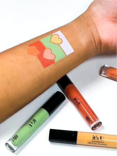 Sistar It's U Skin Perfecting Conceal Hd Contour Color Corrector Full Coverage Smooth And Flawless (Peach) #TOP2