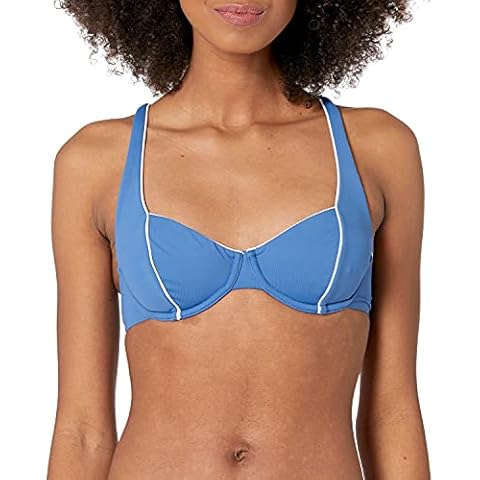 Seafolly Women's Marine Blue Underwire Bikini Top Cover